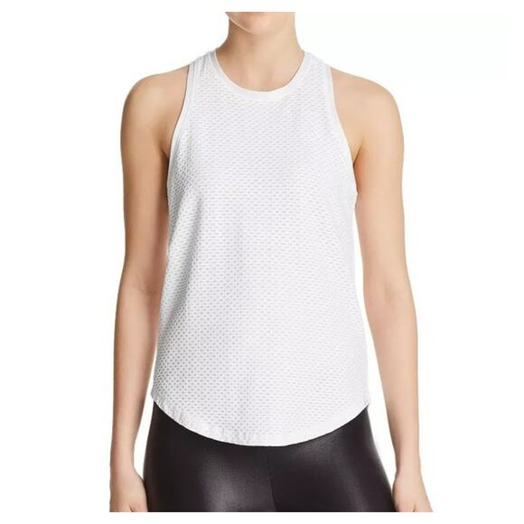 Koral Aerate Netz White Mesh Racerback Tank Top – Women’s Small, Made in USA - Picture 2 of 11